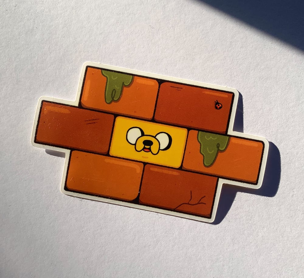 Image of Jake the Brick sticker