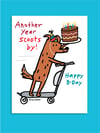 Scoots - greeting card