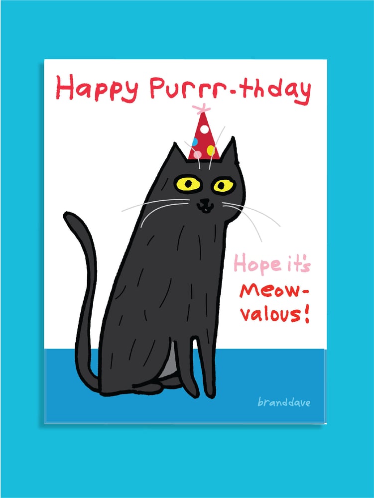 Image of Purrr - greeting card