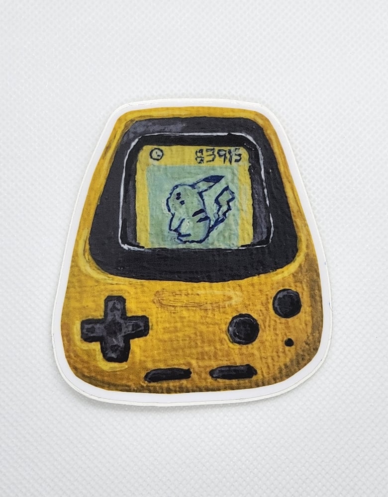 Image of Pikachu Pedometer Sticker