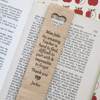 Teacher Thank You Gift. Personalised Amazing Teacher Bookmark.