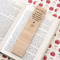 Image 2 of Teacher Thank You Gift. Personalised Star Teacher Bookmark.