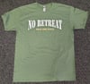 No Retreat "Pray For Peace" European Olive t-shirt  (LOW QUANTITY ALERT)