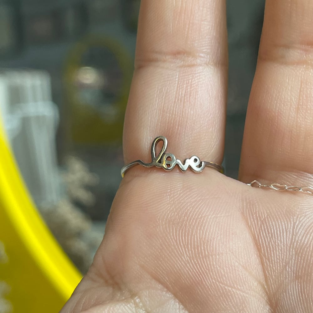 Image of moon love ring