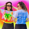 A Little Bit of Everything - Cropped Airbrush T-Shirt