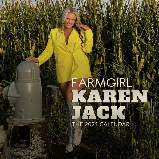 Signed Farm girl calendar 2024 Female Farmer Rancher