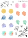 Stationary Paper Sticker Sheet
