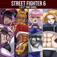 Image 1 of Street Fighter 6 11x17" Print Series: Cammy, Juri, Kimberly, Manon