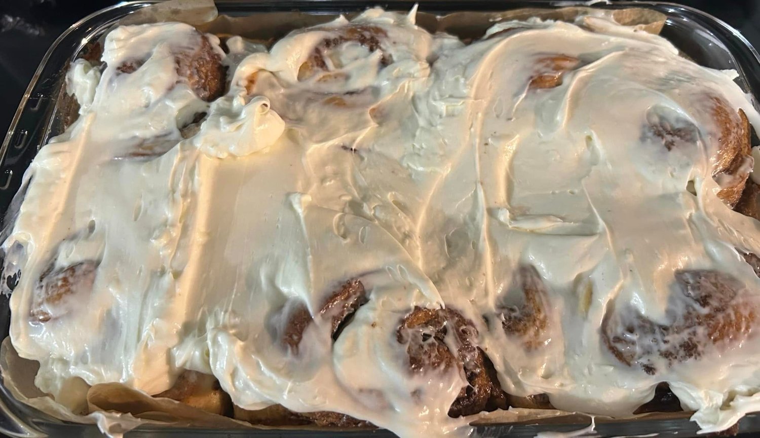 Image of HOMEMADE CINNAMON ROLLS