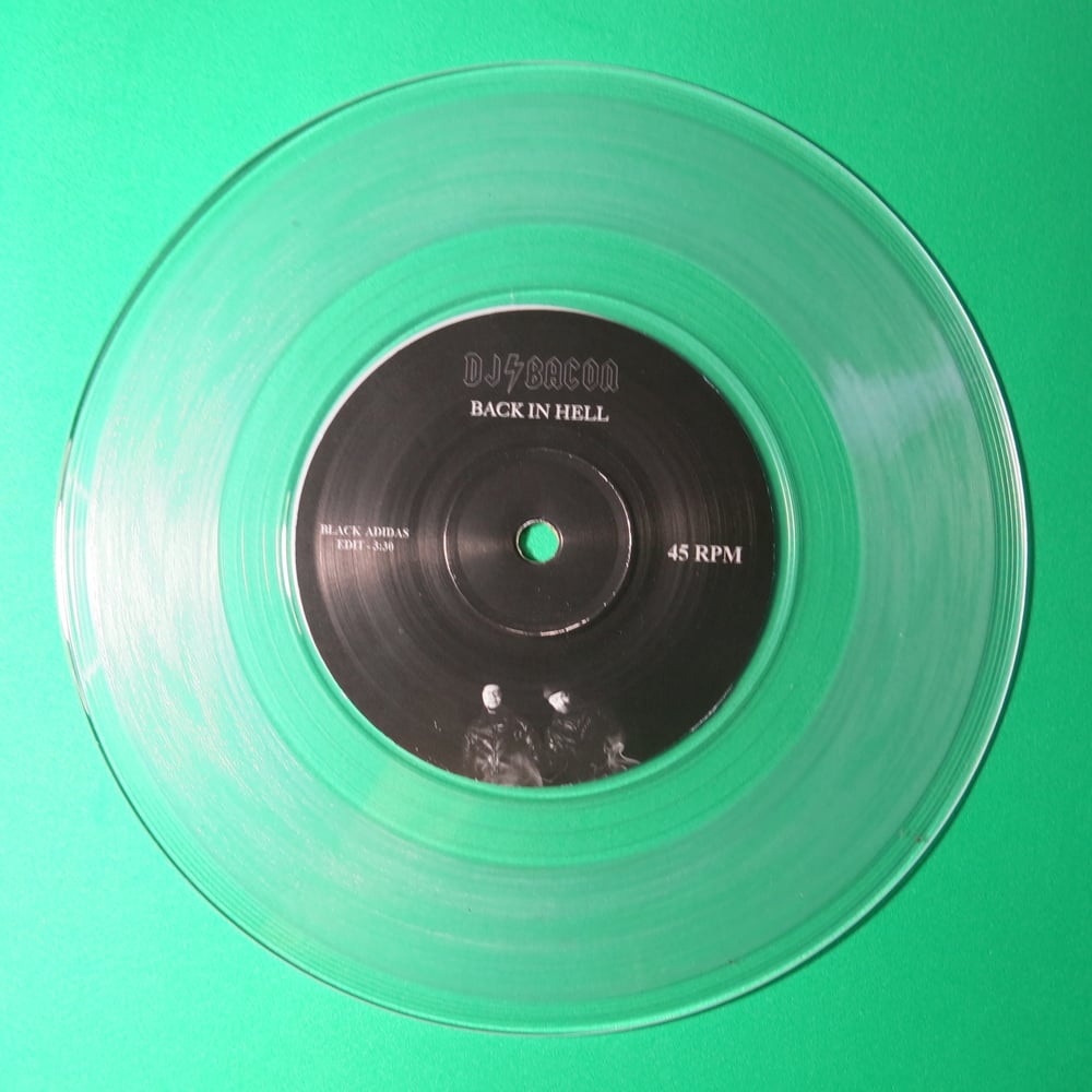  "BACK IN HELL / SURE SHOT" (CLEAR) (DJB4501)