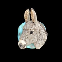 Image 1 of XXL. Sweet Donkey - Flamework Glass Sculpture Bead