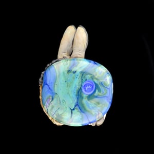 Image of XXL. Winter Donkey - Flamework Sculpture Bead