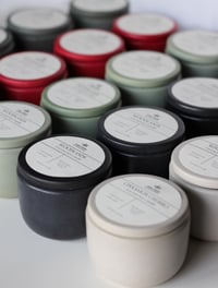 Image 2 of Concrete Tulip Jar Candle (Limited Quantities)