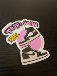 Image 1 of Sneaker Sticker Air Jordan 1 “Travis Scott” x “Mocha”