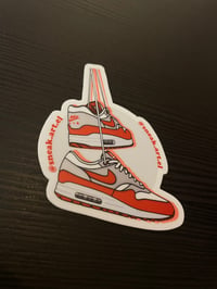 Image 1 of Sneaker Sticker Air Max 1 OG “Anniversary” Red