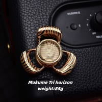 Image 1 of 3Alloys Mokume Tri Horizon Spinner Fidget