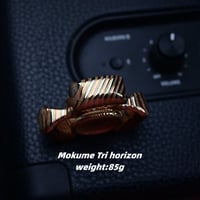 Image 2 of 3Alloys Mokume Tri Horizon Spinner Fidget