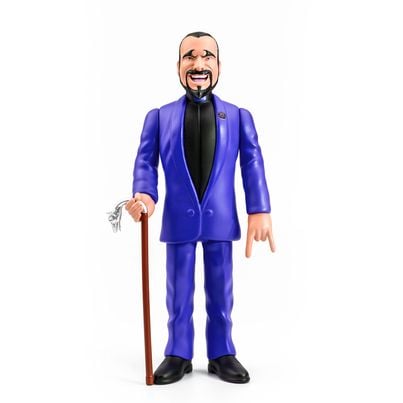 Image of **PREORDER** LIMITED TO 150 PURPLE JAMES MITCHELL Bone Crushing Wrestlers Ringside Collection Figure