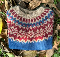 Image 5 of Afmæli - Icelandic wool sweater - Lapis blue - Ready to ship