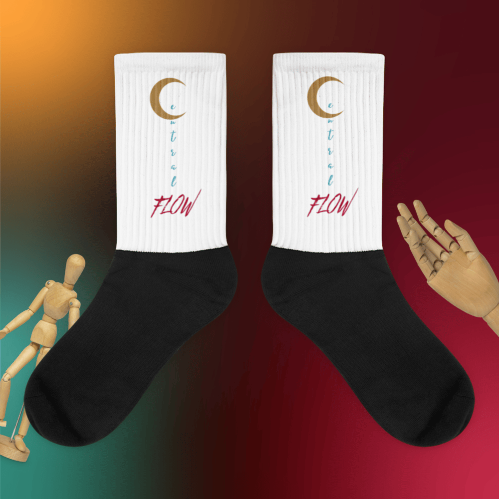 Image of Cozy Central Flow Two-Tone Socks