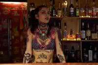 Image 1 of Mesh Bra Zebra