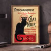 Tournée du Chat Noir | Théophile Steinlen | 1896 | Wall Art Print | Vintage Poster