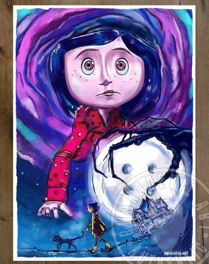 Image of Coraline 5x7 in. Digital download