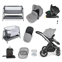 STOMP LUXE - Pearl Grey & FREE BUBBA & ME BEDSIDE CRIB