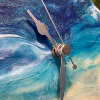 Image 2 of 'Sea-D' shelf clock with stand.