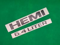 Image 2 of 2013-2018 HEMI 6.4 Vinyl Badge Overlays Solid /Camouflage Colors
