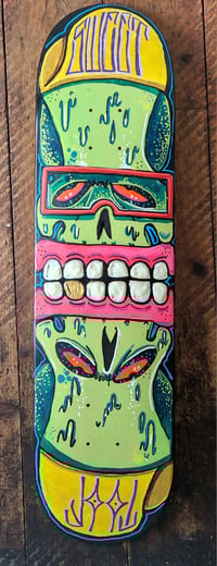 SLIME SKULL DUET skateboard 