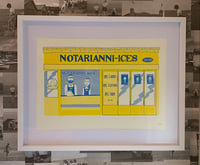 Image 2 of A3 Risograph Art Print Notarianni Ices