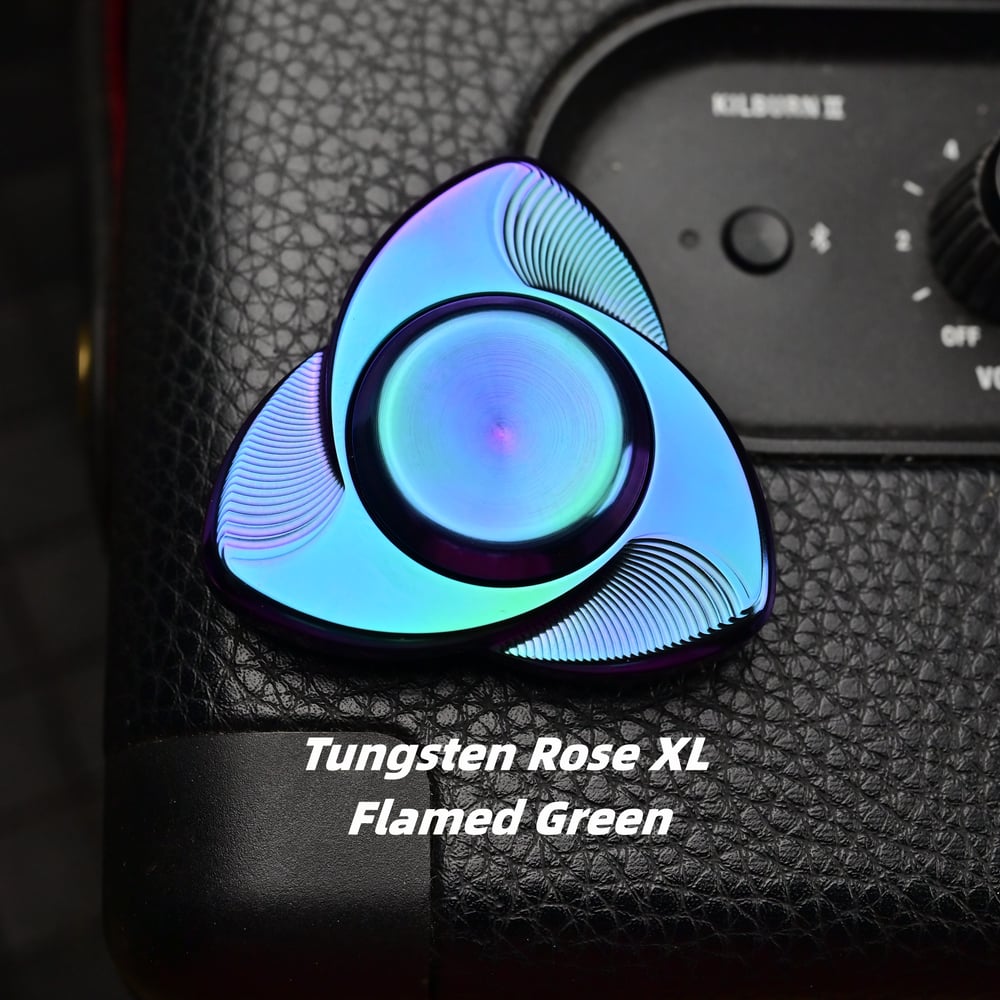 Image of Tungsten XL Rose fidget spinner preorder