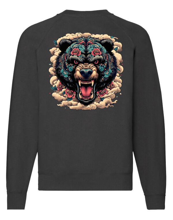 Tattooed bear jumper/hoodie 