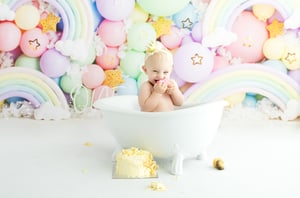 Image of PASTEL RAINBOW CAKESMASH MINI