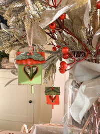 Image 1 of SALE! Festive Garden Shed Decorations ( Set of 2 )