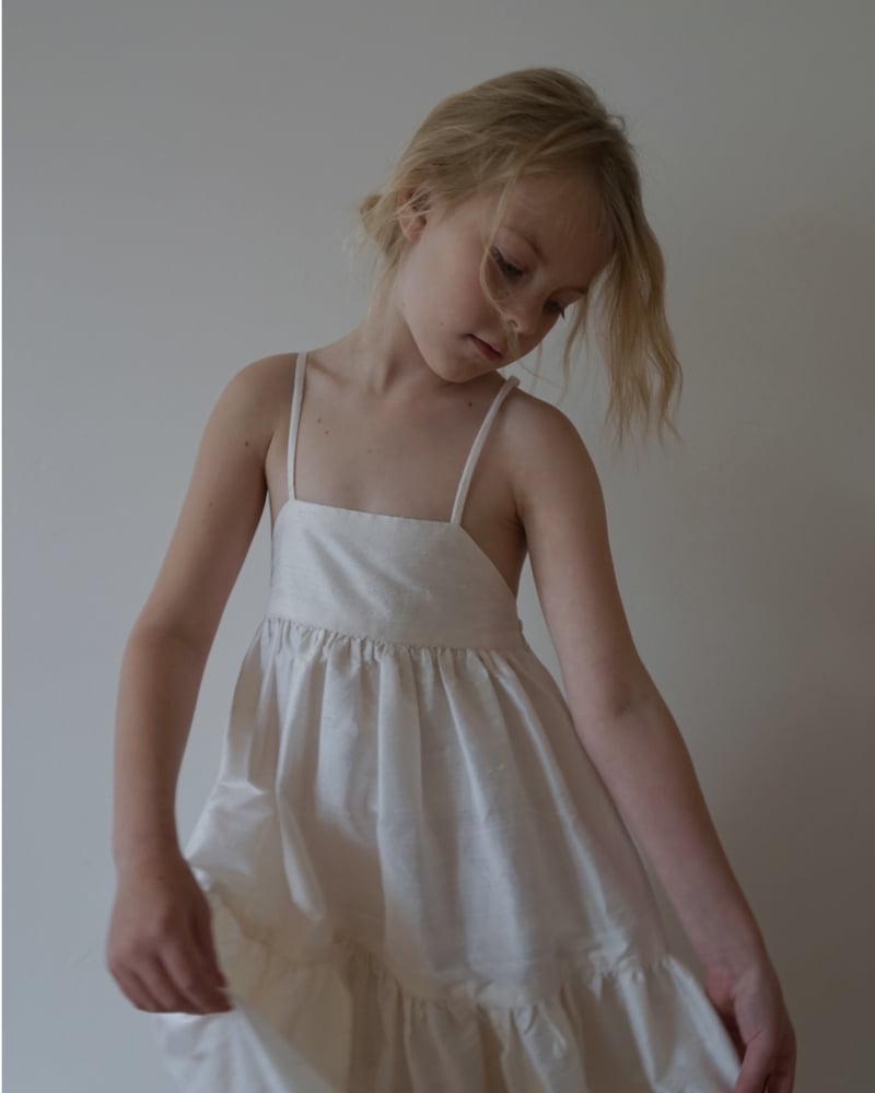 Image of meadow dress- ivory