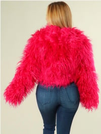 Image 2 of Queen for a Day Vegan Fur Jacket