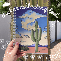 Image 1 of Cactus and Cloud Sticker Collecting Book