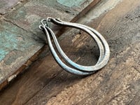 Image 2 of For all seasons . Solid sterling silver hoops / n.31