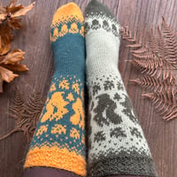 Image 4 of Patron chaussettes Squirrel socks