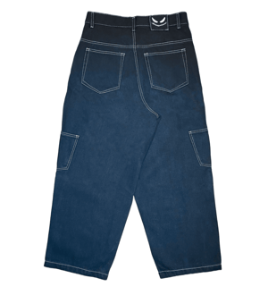 Image of Black Cargo Denim 