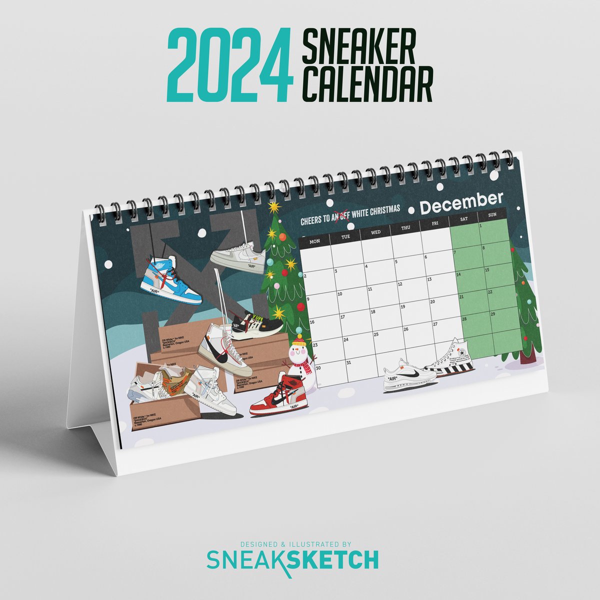 Image of 2024 Sneaker Calendar - Desk