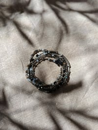 Image 5 of Bracelet 5 rangs Nuit d'argent 