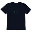 Image 6 of Lucky Organic Embroidered front -cotton kids t-shirt