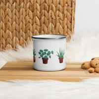 Image 2 of Tiny Plants Enamel Adventure Mug