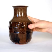 Image 1 of Checker Texture Vase