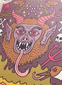 Image 2 of New! Krampus Print