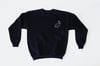 KIDS, Rabbitman's 'LINE ART', Crewneck Sweatshirt/Black