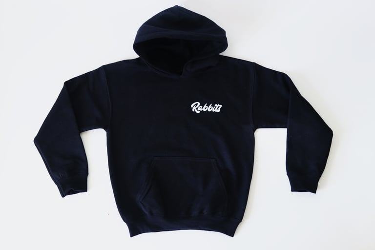 KIDS, Rabbitman's 'RABBITS' Hoodie/Black